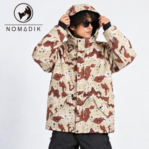 NOMADIK ノマディック スノーボード ユニセックス ウェア ジャケット GRIND JACKET グラインドジャケット CAMO 國母和宏 工藤洸平 型落ち XL