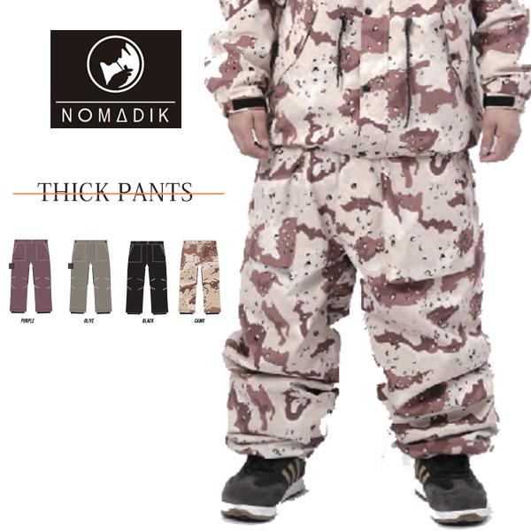 【NOMADIK ノマディック】THICK PANT シックパンツ Lサイズ 24-25 NOMADIK ノマディック スノーボード ユニセックス ウェア パンツ