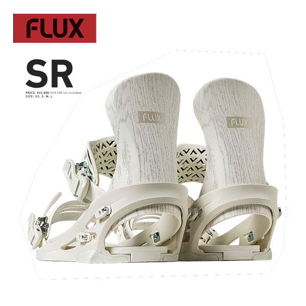 25-26モデル FLUX フラックス スノーボード ビンディング SR WHITE WOOD M パウダー サーフライド スノーサーフ burton union バインディング binding 白