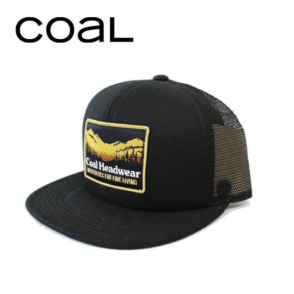 COAL コール ユニセックス メッシュキャップ 帽子 HAULER カラー BLACK 黒 フリーサイズ スケートボード スノーボード アウトドア キャンプ camp アウトドア