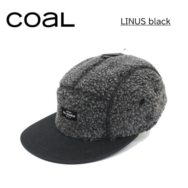 COAL コール キャップ 帽子 Linus CAP カラー BLACK 黒 キャップ スノーボード アウトドア キャンプ  wool ウール camp アウトドア フランネル