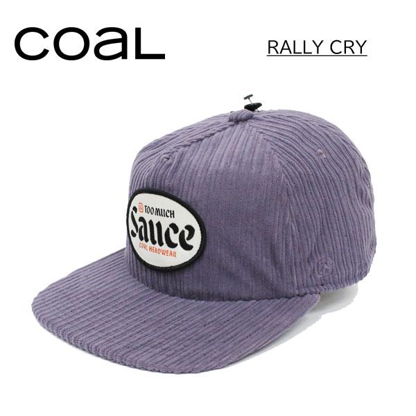 COAL コール キャップ 帽子 RallyCry CAP カラー Pebbie キャップ スノーボード アウトドア キャンプ camp アウトドア コーデュロイキャップ