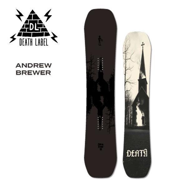 26-27モデル【DEATH LABEL デスレーベル】スノーボード ANDREW BREWER ツインチップ キャンバー グラトリ ジブ ソフトフレックス 柔らかめ 151 153