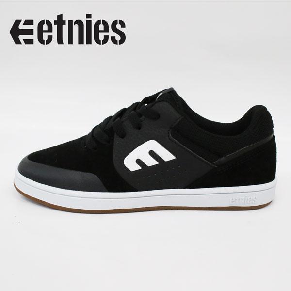 etnies エトニーズ キッズ スケートシューズ KIDS MARANA カラー BLACK/WHITE/BLACK 子供用 スケボー 靴 スケシュー マラナ