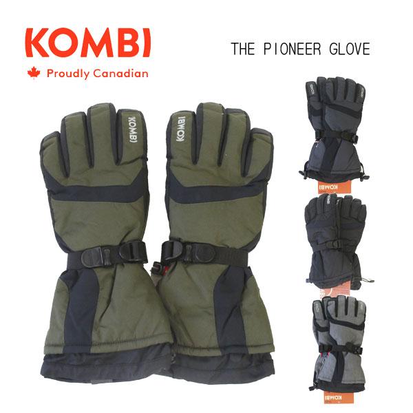 KOMBI コンビ メンズ 男性 スキー スノーボード グローブ THE PIONEER サイズ S M L 手袋 5本指 防寒 型落ち snowboard ski