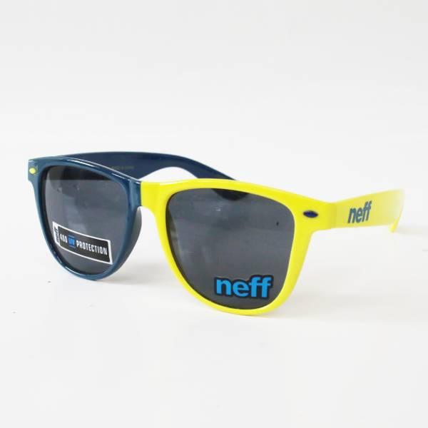 NEFF ネフ サングラス SUNGLASS DAILY デイリー BLUE YELLOW SPLIT UV 紫外線防止 対策 夏フェス ユニセックス