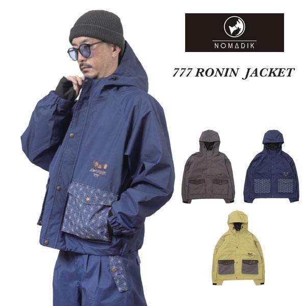 26-27モデル NOMADIK ノマディック スノーボード ウェア 777 RONIN JACKET スリーセブン ローニンジャケット 國母和宏 JAPAN BRAND L XL