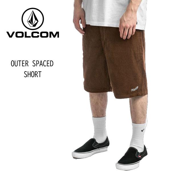VOLCOM ボルコム メンズ  ハーフパンツ 短パン OUTER SPACED SHORT カラー BROWN 茶色 アパレル 夏物 コーディロイ 太め