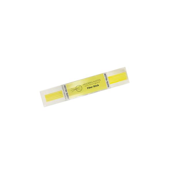 【公式直営店】MODERN NOTES ディフューザー用ファイバースティック ミニ PASTEL YELLOW（13cm/5本）