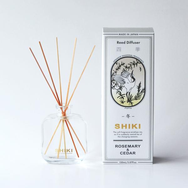 【公式直営店】SHIKI ディフューザー 冬 / ROSEMARY & CEDAR（150mL）