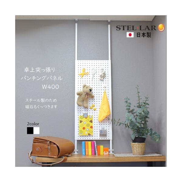 設置サイズ：幅44ｘ奥行 8ｘ高さ107〜175cmパネルサイズ：幅40ｘ厚さ2.6ｘ高さ87.5cm重量：5.9kg梱包サイズ：91×62.5×5.5cm耐荷重：全体で4kg　フック1ヵ所あたり500g 材質：スチール色：ホワイト/ブラッ...