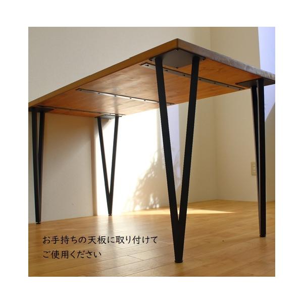 V���e�[�u���r �S�{�Z�b�g �e�[�u�� �r ����68cm �A�C�A�� �X�`�[�� ������� DIY �V���[�v �� �S�r �u���b�N ���ւ��r ���{�� 000552 ���i�摜4
