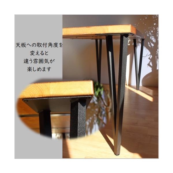 V���e�[�u���r �S�{�Z�b�g �e�[�u�� �r ����68cm �A�C�A�� �X�`�[�� ������� DIY �V���[�v �� �S�r �u���b�N ���ւ��r ���{�� 000552 ���i�摜5