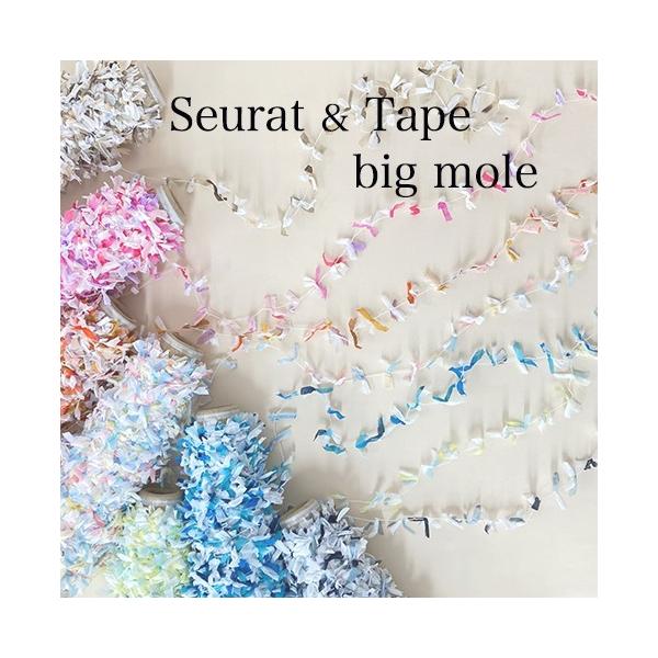 STELLA完全オリジナル！１センチカットのグラデーションテープのスーラーに白のビックリボンの二枚重ね。ラッピングの素材、引き揃えの材料に、その他ハンドメイドの素材に、幅広くお使い頂けます。グラデーションカラー7色をご用意しました。◆素材:...