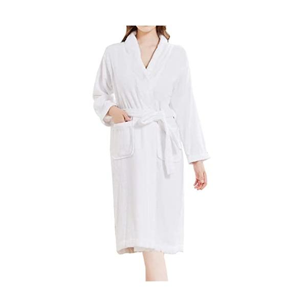 バスローブ ガウン 綿100%