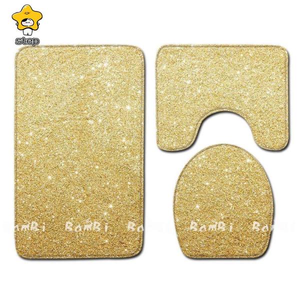 【商品内容】3点セット：トイレマット、フタカバー、バスマット【素材】表地フランネル裏地ポリエステル、ゴム【中国製】※タグは外国語です。※採寸は製造メーカー提供情報ですので多少誤差が生じる場合がございます。※商品画像はご覧になるモニター等や環...