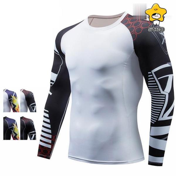 加圧シャツ インナーウエア 加圧インナー 着圧 メンズ ロングＴシャツ コンプレッションウェア 冷感 軽量 ストレッチ 吸汗 速乾 トレーニング ランニングウエア[素材]ポリエステル、ポリウレタン[原産国] 中国※画像の商品はサンプルです。...