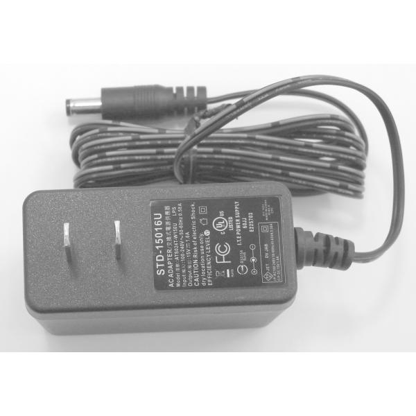 海外/国内 スイッチング ACアダプター STD-15016U 15V 1.6 A DC