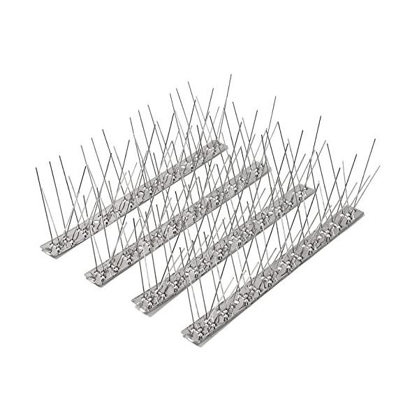 鳥よけ 25cm×4個入り 取り付けアクセサリが付属 針が密集する 鳩よけ カラスよけ フン害防止・景観を損なわずハトなどの害鳥による被害を防ぐ ベラ