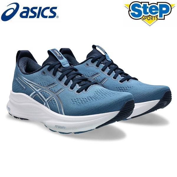 ✧美品【アシックス】ゲルカヤノ27 ランニングシューズ　25.0 ブルー系 ASICS アシックス ランニングシューズ レディース ゲルカヤノ27