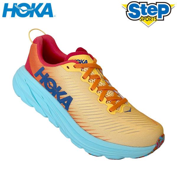 【美品】HOKA ランニングシューズ 　リンコン3 オレンジ系 Amazon | ホカオネオネ HOKAONEONE RINCON 3 リンコン 3