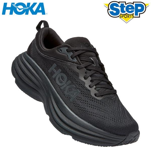 HOKA ONE ONE ランニングシューズwideブラック HOKA ONEONE ホカ ランニングシューズ レディース ボンダイ 8