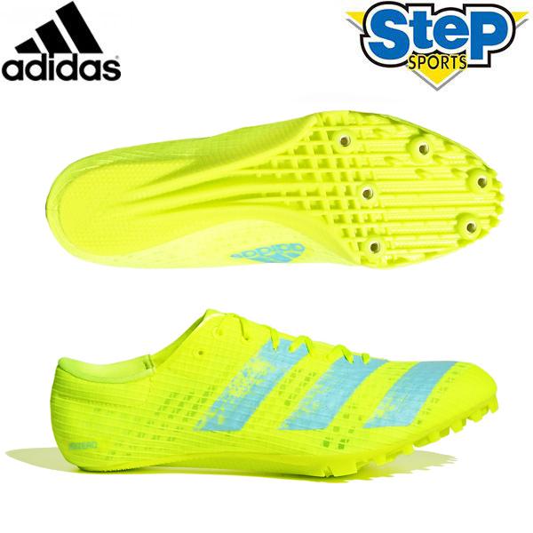 アディダス 陸上 スパイク アディゼロ フィネス Fw2249 イエロー アクア Adidas Adizero Finesse 短距離 メンズ レディース シューズ 21ss Cat Tf ステップスポーツpaypayモール店 通販 Paypayモール