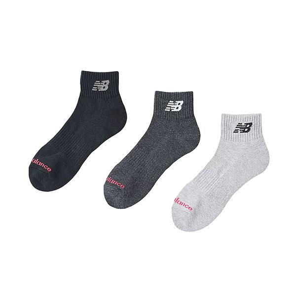 ニューバランス ソックス ミッドレングス 3Pソックス LAS55637AS1 new balance 【メンズ】 靴下 25SS cat-apa-komono rsnb