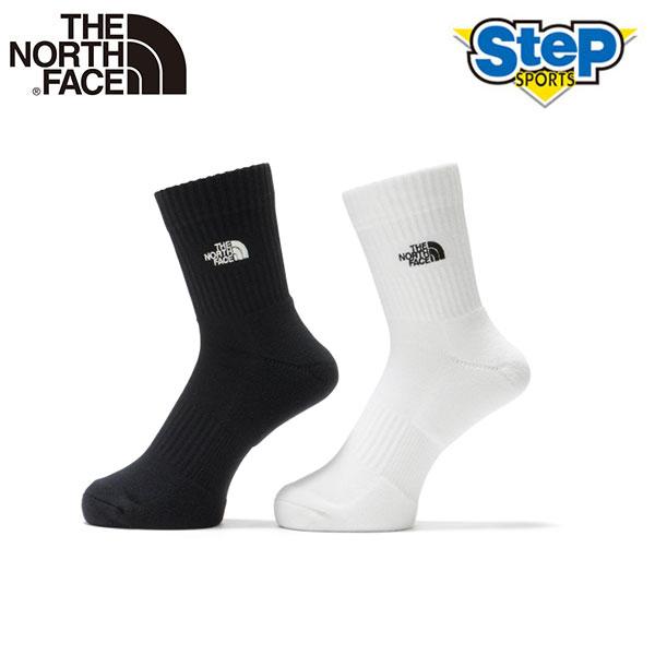 ノースフェイス ソックス TNF ロゴ 2P クルー NN82310-KW THE NORTH FACE TNF LOGO 2P CREW 【メンズ】 【レディース】ランニング cat-apa-sock