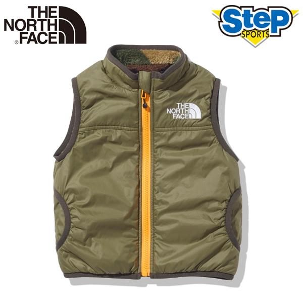 ノースフェイス キッズウエア ベビーノベルティーリバーシブルコージーベスト Nyb035 Bg オリーブ The North Face アウター fw ステップスポーツpaypayモール店 通販 Paypayモール