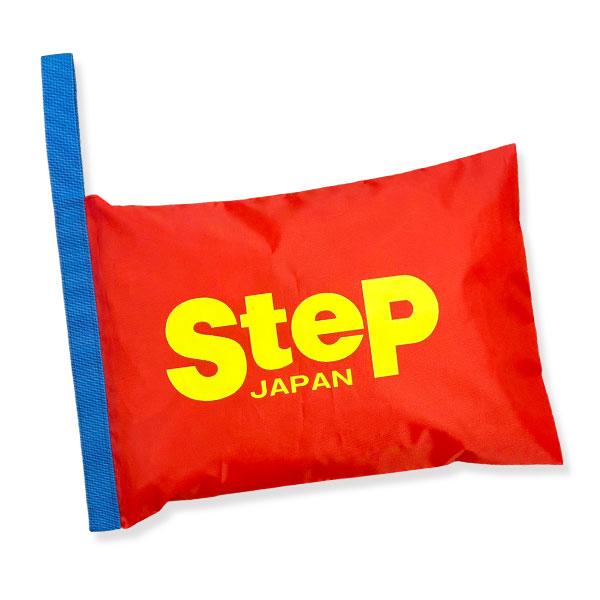 ゆうパケット StePオリジナル シューズケース SHOECASE  ステップロゴ入り マジックテープ シューズ用 (レッド×イエロー×ブルー)  cat-apa-komono