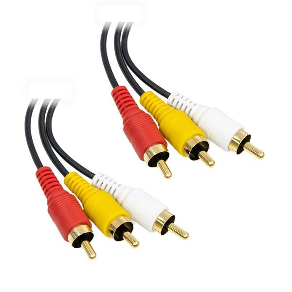 ビデオデッキ ゲーム機 DVDプレーヤー プロジェクターなど、RCA端子（赤白黄色の接続端子）付の機器同士を接続する際にお使いいただけます。規格：RCA（黄：映像、赤白：音声）長さ：0.5ｍ（50ｃｍ）パッケージ仕様：簡易包装（ビニール）使...