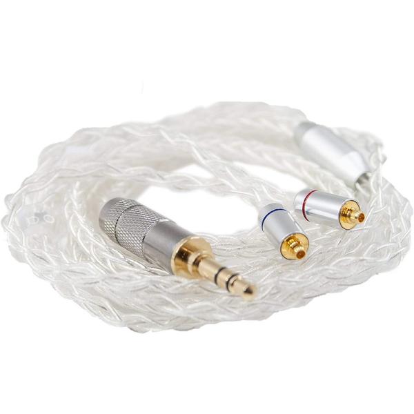 リケーブル、リケーブル線（3.5ミリ、mmcx） MMCX イヤホン用 リケーブル 3.5mm⇔MMCX 8芯ケーブル (MMCX) : St