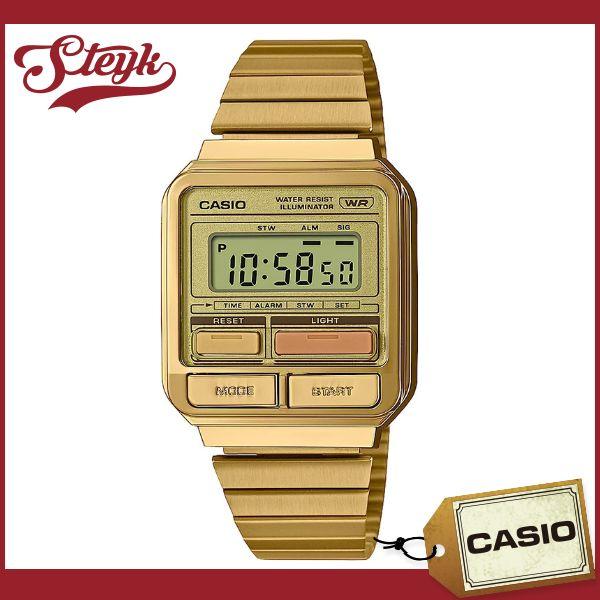 CASIO A120WEG-9A カシオ 腕時計 デジタル STANDARD スタンダード メンズ ゴールド