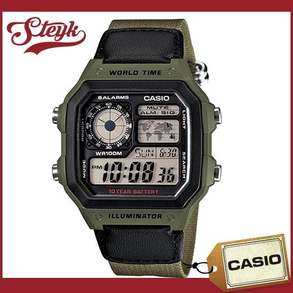 CASIO AE-1200WHB-3B  �J�V�I �r���v �f�W�^��