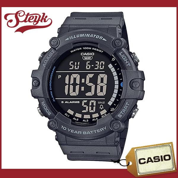 CASIO AE-1500WH-8B �J�V�I �r���v �f�W�^�� �X�^���_�[�h �����Y �u���b�N