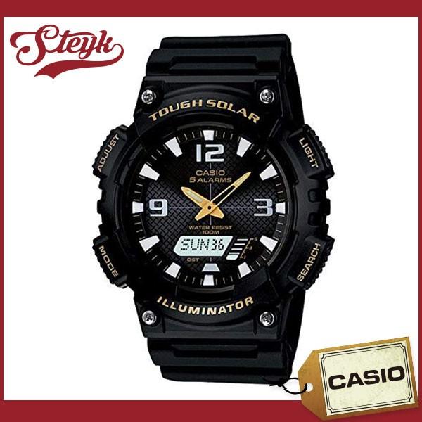 CASIO AQ-S810W-1B �J�V�I �r���v �A�i���O STANDARD �X�^���_�[�h �\�[���[ �����Y �u���b�N
