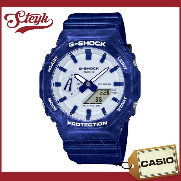 CASIO GA-2100BWP-2A カシオ 腕時計 アナデジ G-SHOCK メンズ ホワイト 