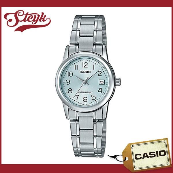 CASIO LTP-V002D-2B �J�V�I �r���v �A�i���O �X�^���_�[�h ���f�B�[�X �u���[ �V���o�[