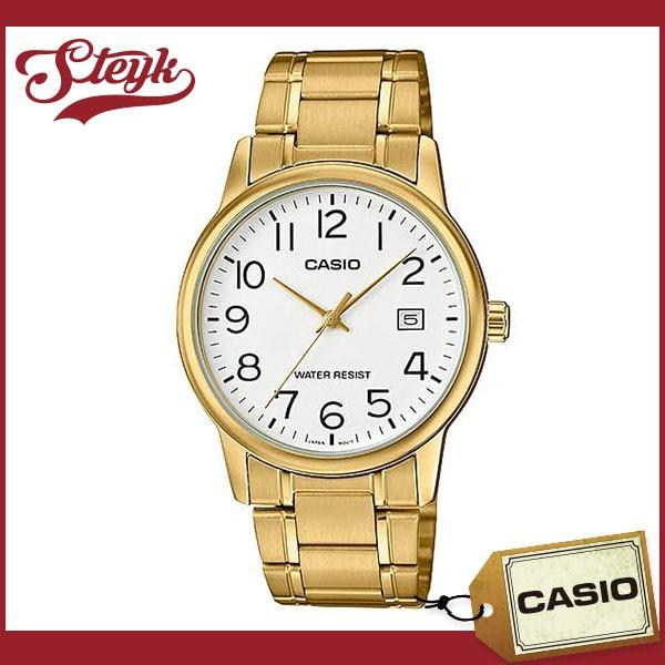 CASIO MTP-V002G-7B2 �J�V�I �r���v �A�i���O �X�^���_�[�h �����Y �z���C�g �S�[���h