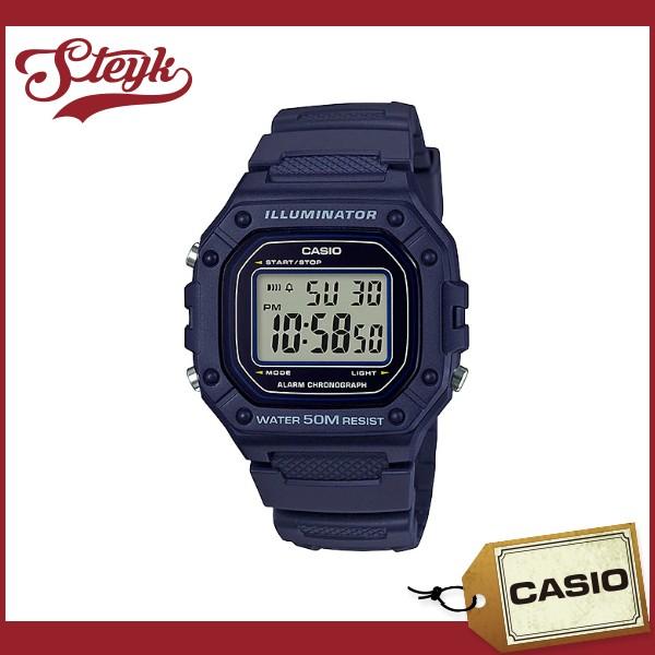 CASIO W-218H-2A  JVI rv CASIO STANDARD JVI X^_[h `[vJVI `vJV fW^  Y