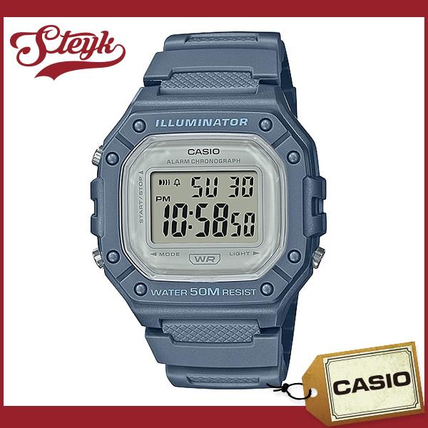 CASIO W-218HC-2A JVI rv fW^ X^_[h LbY u[