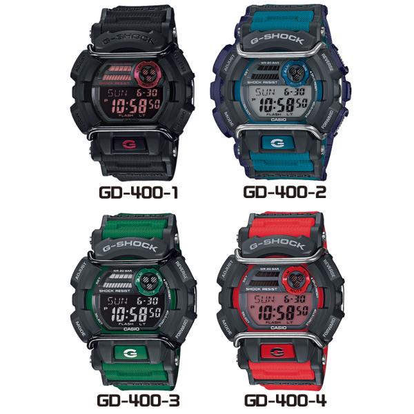 CASIO G-SHOCK クオーツ時計 GD-400-4JF ブラック レッド 楽天市場】CASIO カシオ G-SHOCK Gショック ジーショック GD-400