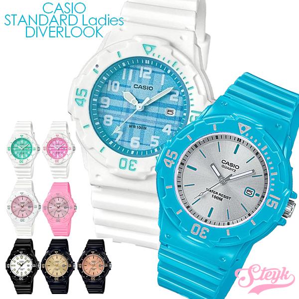 CASIO LRW-200H �J�V�I �r���v �A�i���O SPORTS �X�|�[�c ���f�B�[�X �z���C�g �u���b�N �X�J�C�u���[ �s���N �O���[�� �S�[���h ���[�Y�S�[���h