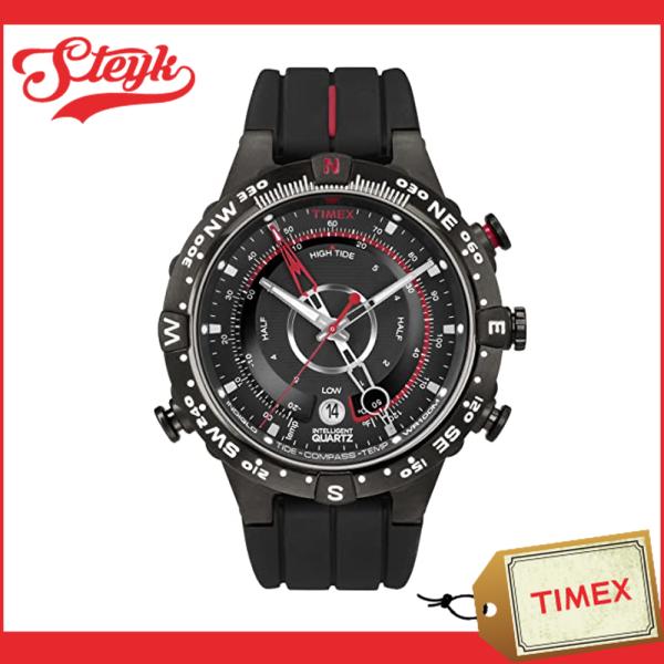 TIMEX T2N720 タイメックス 腕時計 アナログ コンパス メンズ ブラック 