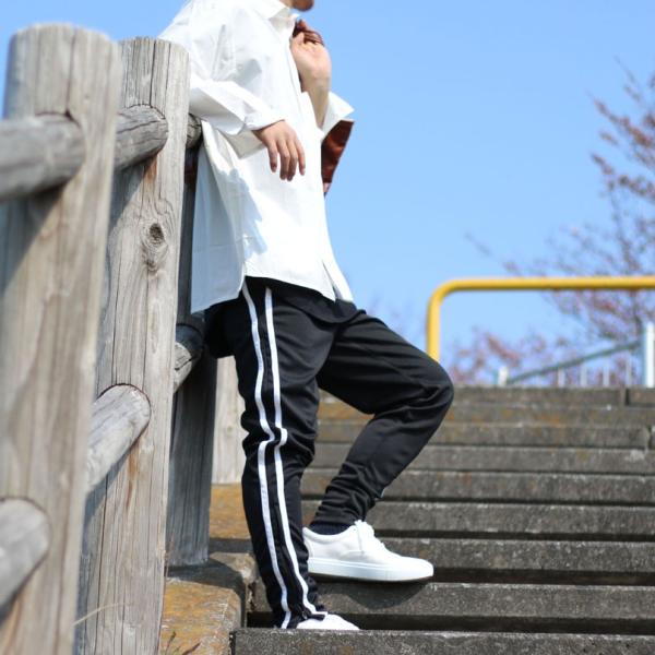 スキニージャージ 裾チャック スキニー ラインパンツ トラックパンツ ジャージパンツ メンズ レディース フリーサイズ ジャージー 下 ブラック 黒 Buyee Buyee 日本の通販商品 オークションの入札サポート 購入サポートサービス