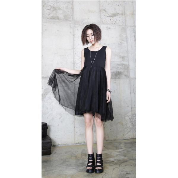 ワンピース ノースリーブ 膝丈 チュールスカート 個性的 黒 春 モード系 個性的 40代 ファッション エモ系 レディース Buyee Buyee 提供一站式最全面最專業現地yahoo Japan拍賣代bid代拍代購服務 Bot Online