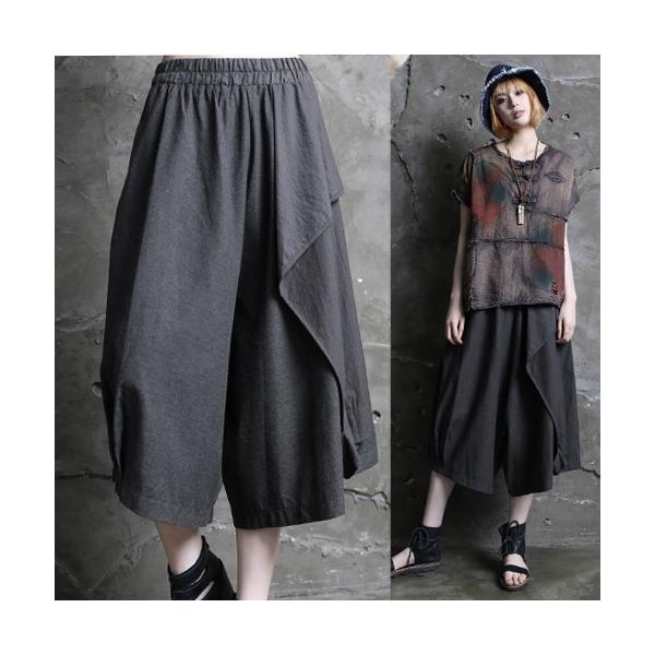 パンツ レディース ワイドパンツ クロップドパンツ 春 18 モード系 個性的 40代 ファッション エモ系 Alicegohome Buyee Buyee 日本の通販商品 オークションの代理入札 代理購入