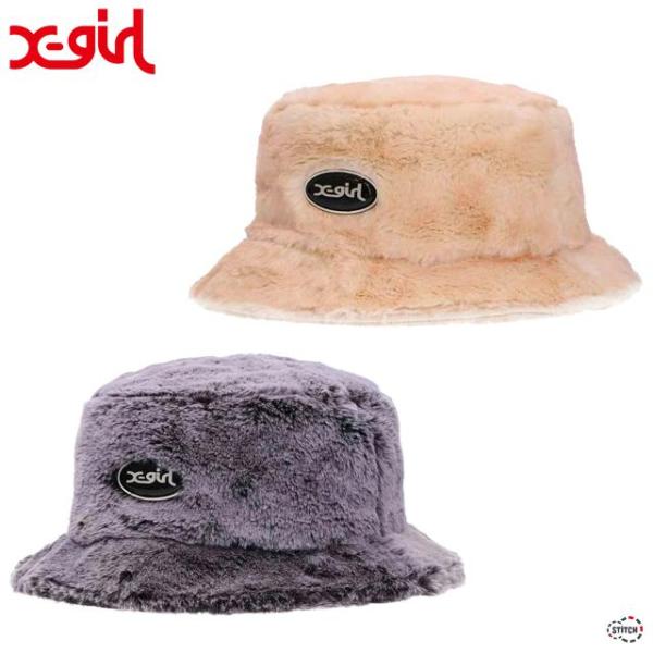 X-girl（エックスガール） セール FAUX FUR BUCKET HAT 105234051002