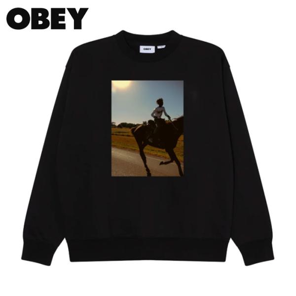 OBEY TRIAL RIDE CREWNECK 112864538 | 正規取扱店